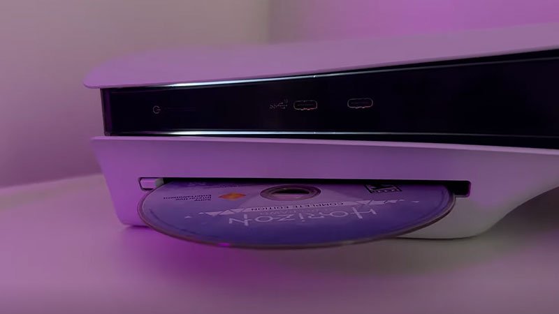 ps5 slim con disco adentro