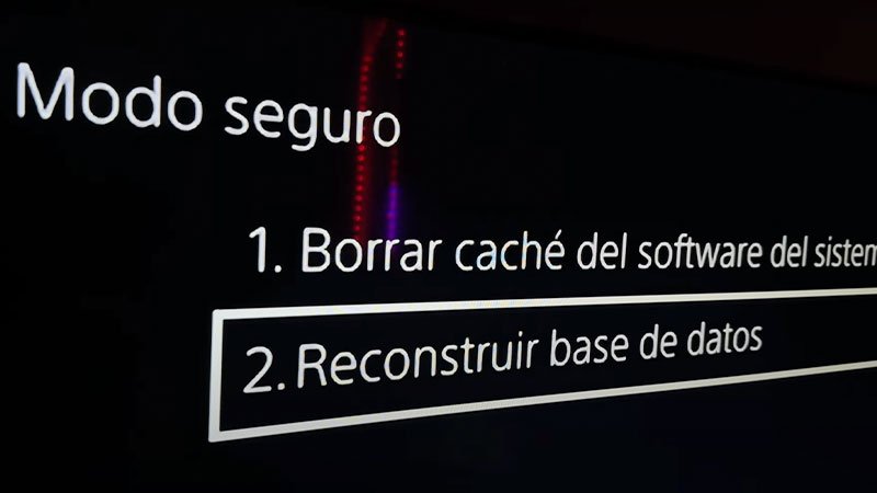 Limpar caché en ps5 