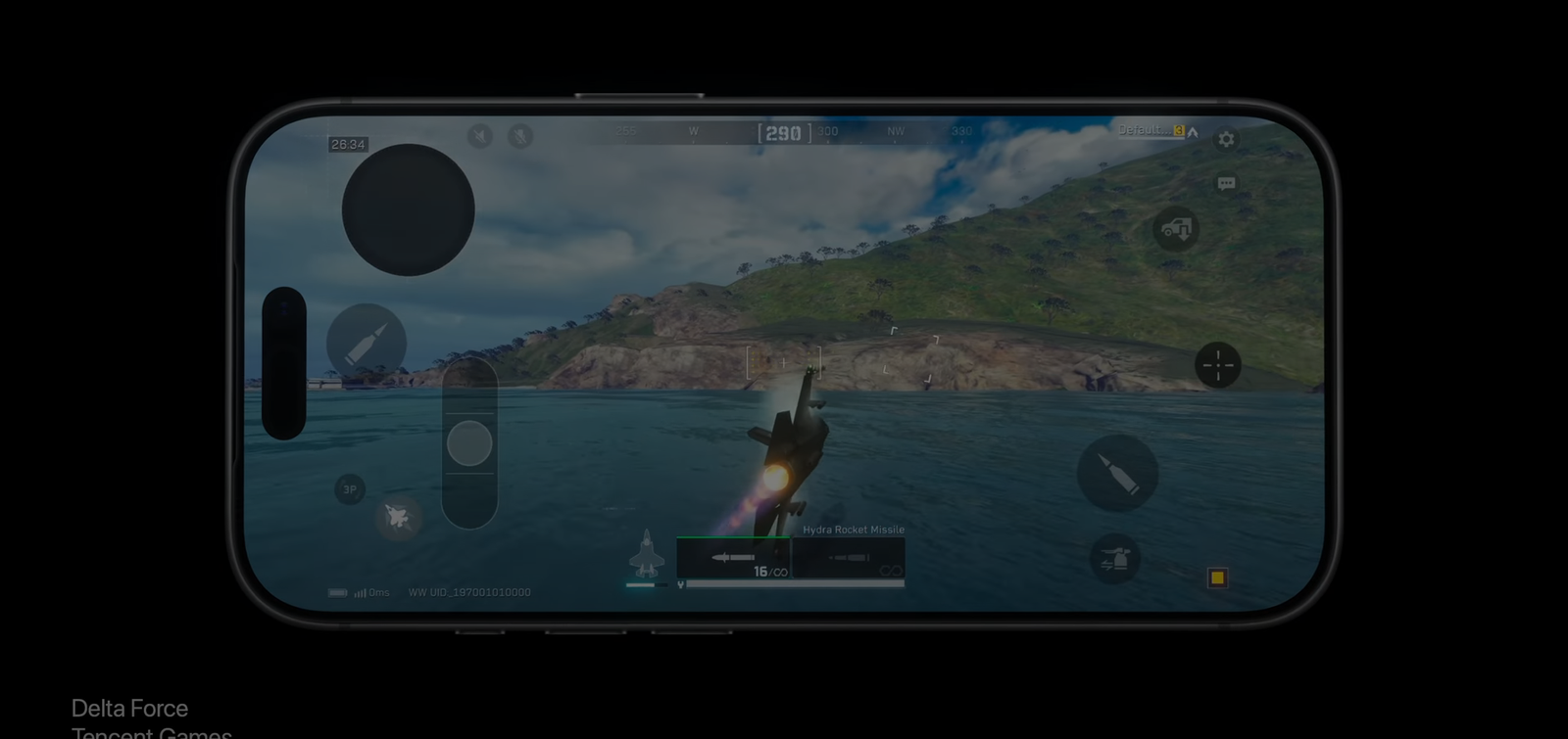 Gameplay en iPhone 17 Pro mostrando gráficos avanzados en 2025.